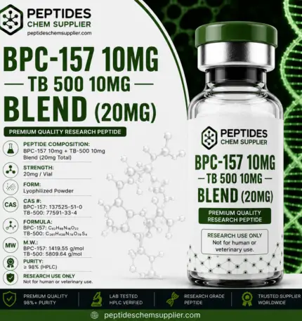 BPC-157 10mg - TB-500 10mg Blend 20mg Research Peptide