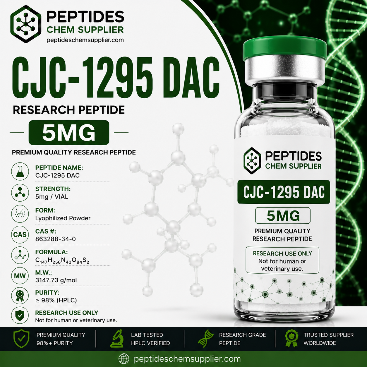 CJC-1295 DAC 5mg CJC-1295 DAC 5mg