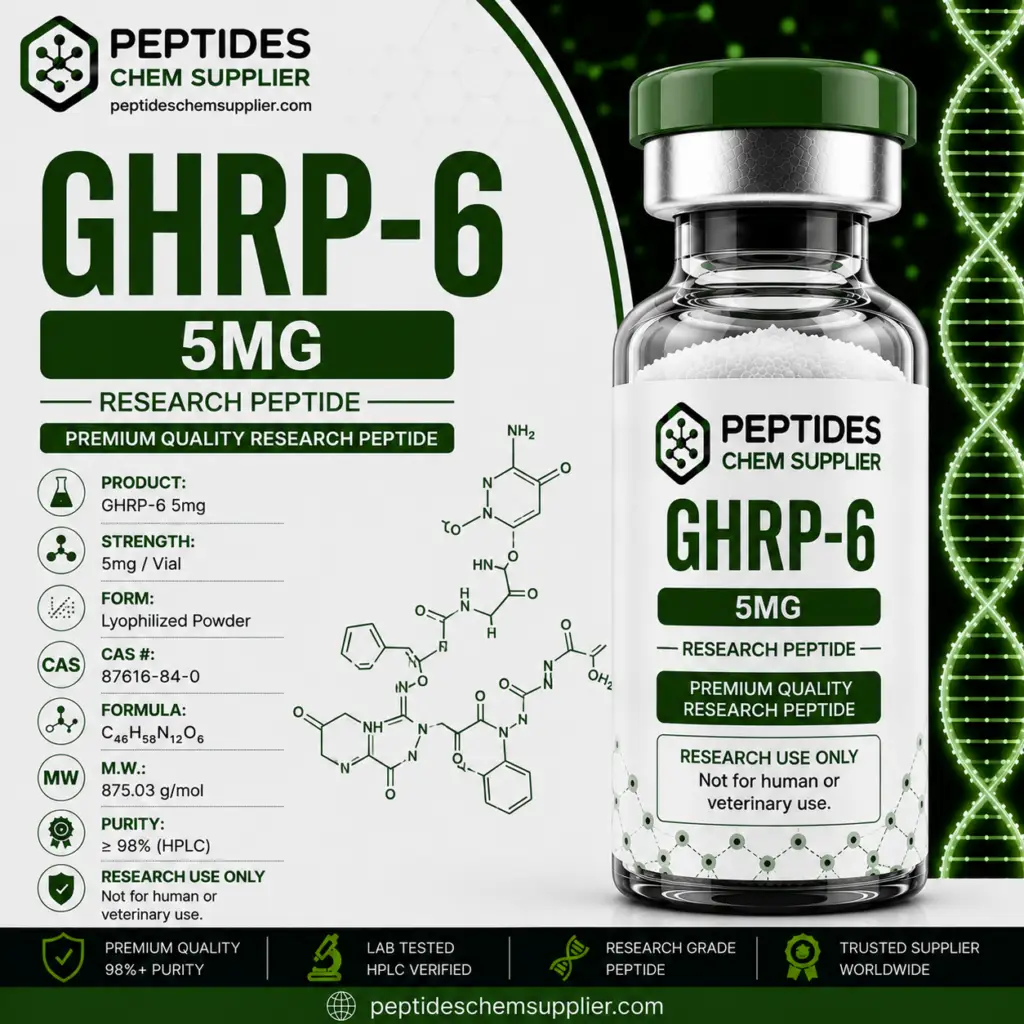 GHRP-6 5mg Research Peptide